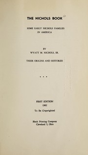 Nichols book