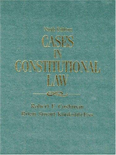 Cases in constitutional law