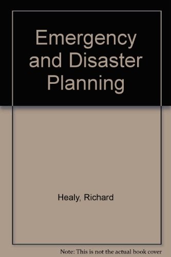 Emergency and disaster planning