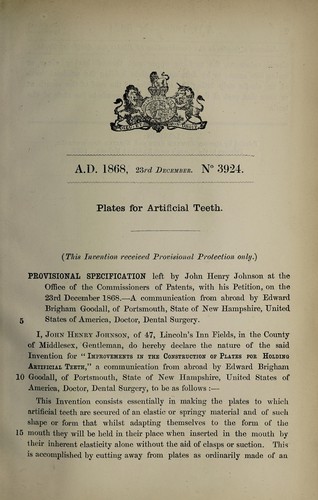 Specification of John Henry Johnson