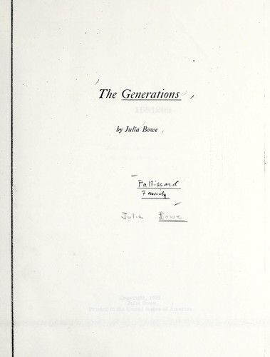 The generations