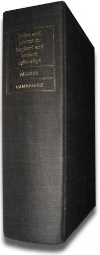 Police and protest in England and Ireland, 1780-1850
