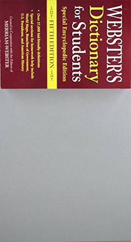 Webster's Dictionary for Students, Special Encyclopedic, Fifth Edition