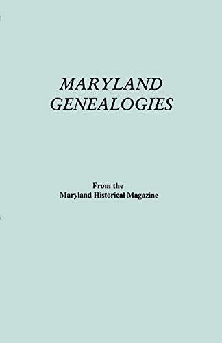 Maryland genealogies