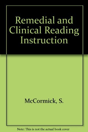Remedial and clinical reading instruction