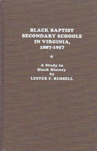 Black Baptist secondary schools in Virginia, 1887-1957