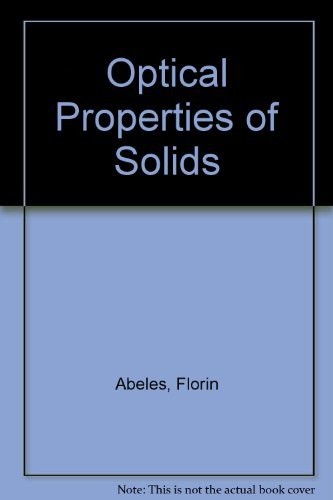 Optical Properties of Solids