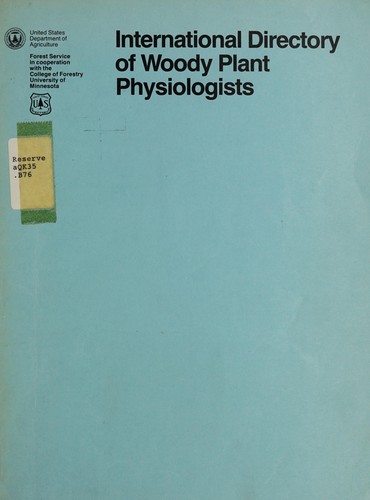 International directory of woody plant physiologists