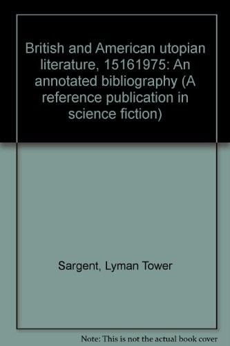 British and American utopian literature, 1516-1975