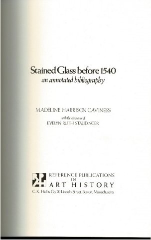 Stained glass before 1540
