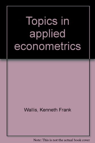 Topics in applied econometrics
