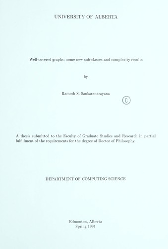 Well-covered graphs