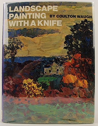 Landscape painting with a knife