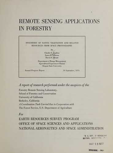 Inventory of native vegetation and related resources from space photography