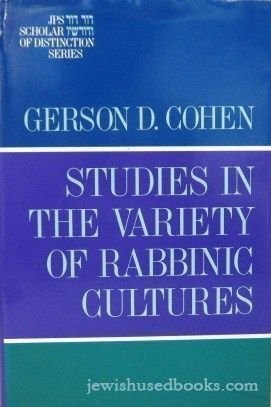 Studies in the variety of rabbinic cultures