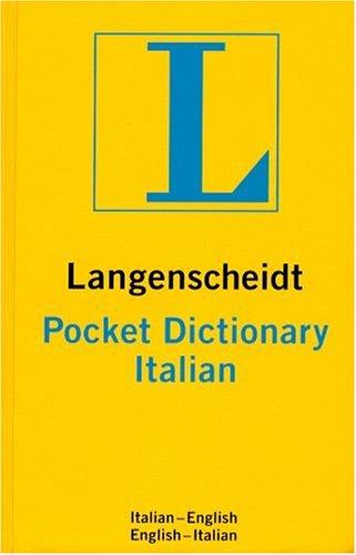 Langenscheidt's Pocket Dictionary Italian