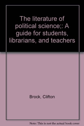 The literature of political science