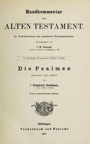 Die Psalmen