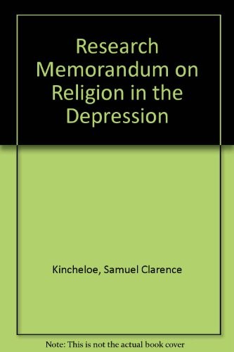 Research memorandum on religion in the depression