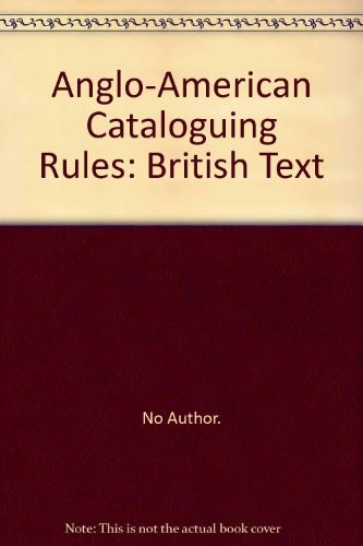 Anglo-American cataloguing rules