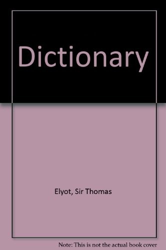 Dictionary 1538