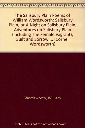 Salisbury Plain Poems of William Wordsworth