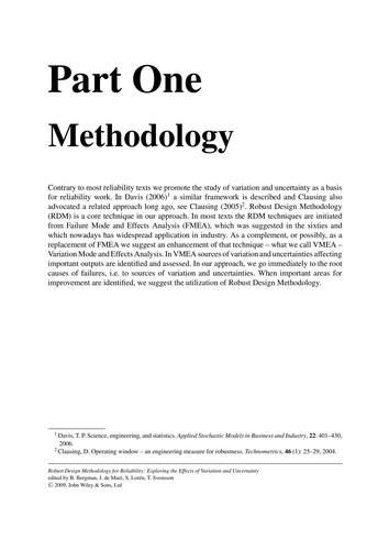 Robust design methodology for reliability