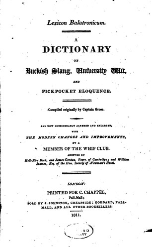 Lexicon balatronicum