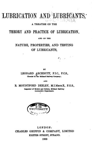 Lubrication and lubricants