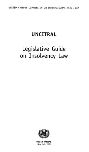 Legislative guide on insolvency law