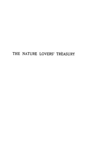 The nature lovers' treasury