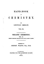 Hand-book of chemistry