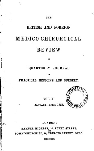 British and Foreign Medico-chirurgical Review