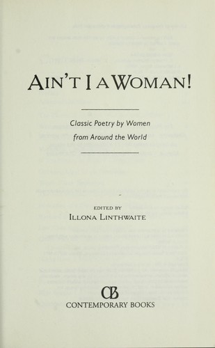 Ain't I a Woman !