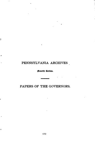 Pennsylvania Archives