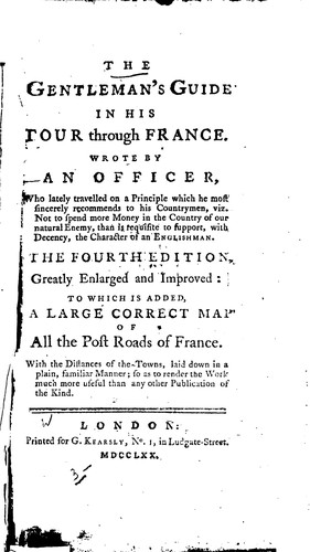 The Gentleman's Guide in His Tour Through France