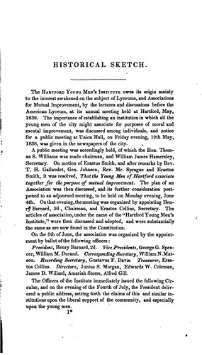 Catalogue of the Library and Reading Room: Of the Young Men's Institute, Hartford