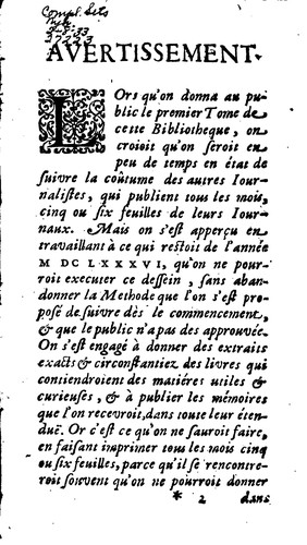 Bibliothèque universelle et historique