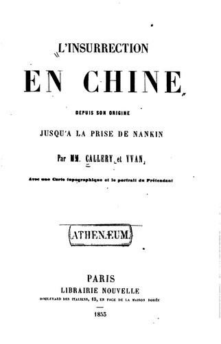 L'insurrection en Chine