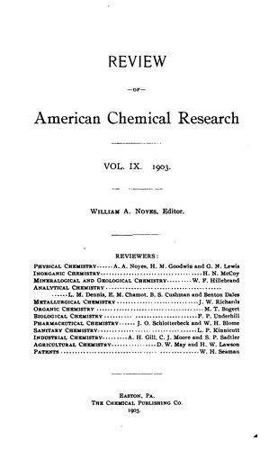 Review of American Chemical Research