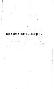 Grammaire grecque
