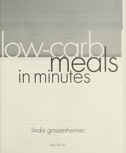 Low-carb meals in Minutes
