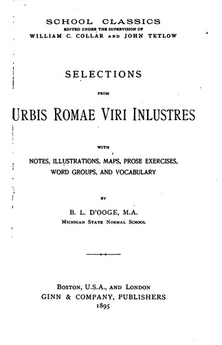 Selections from Urbis Romae viri inlustres