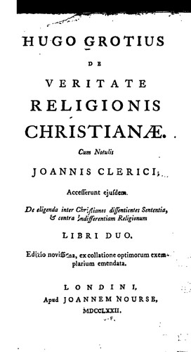 De veritate religionis christianæ