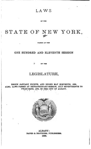 Laws of the State of New York