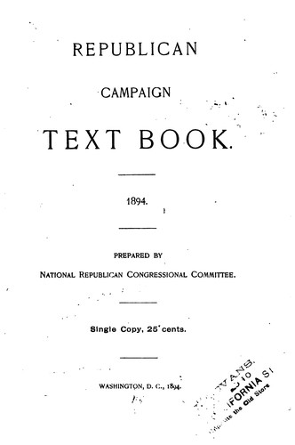 Republican Campaign Text Book for ...
