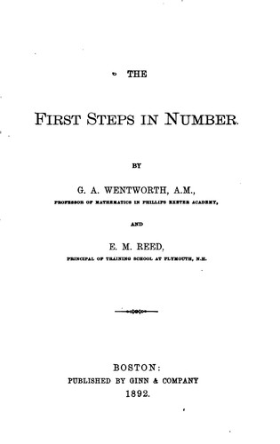 The First Steps in Number: A Primary Arithmetic