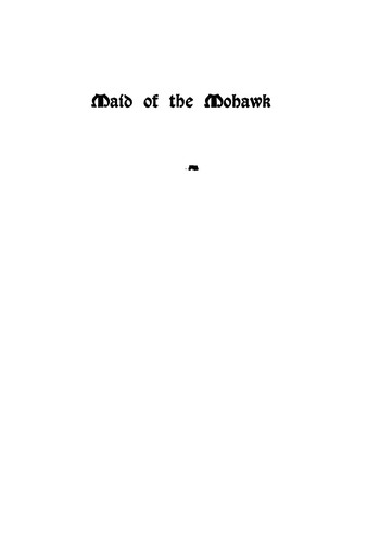 Maid of the Mohawk