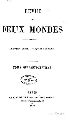 Revue des deux mondes