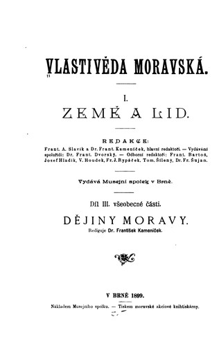 Vlastivěda moravská